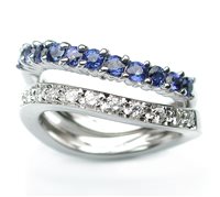Anillo Damiani Mujer in Oro blanco 20007936 - 20007936